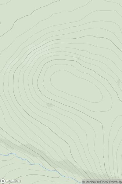 Thumbnail image for An Eilrig [Glen Tromie to Glen Tilt] [NN815877] showing contour plot for surrounding peak